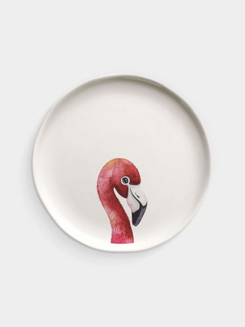 Handmade Ceramic Plate | Dining Serving - Pottery Plate | Dinnerware by FUSSKA. Item made of stoneware works with modern style