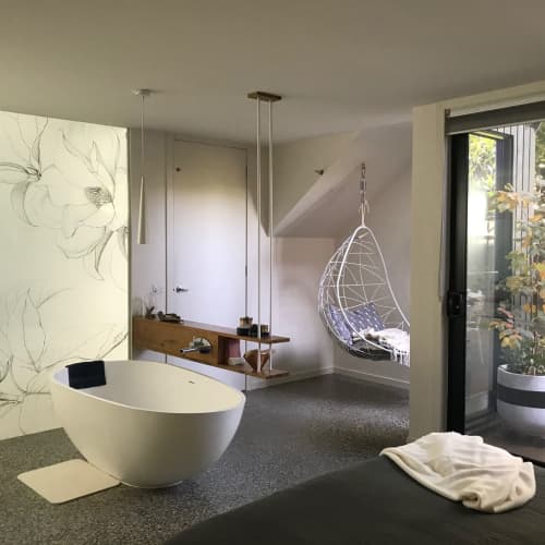 Studio Stirling Nest Egg Melbourne Australia | Swing Chair in Chairs by Studio Stirling. Item made of steel compatible with minimalism and modern style