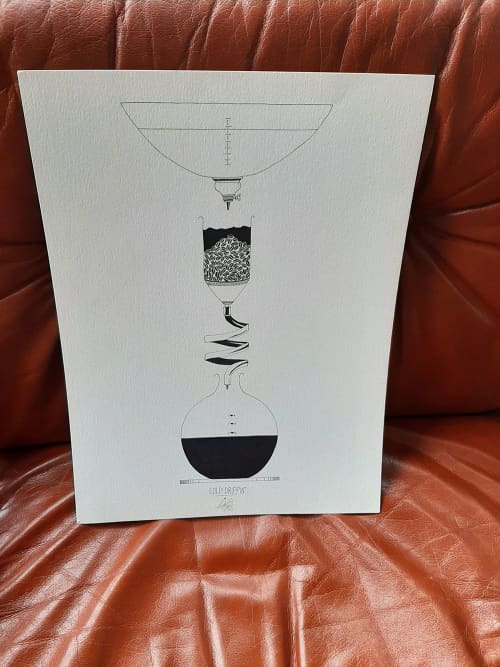 Cold Drippin' | Drawings by Chrysa Koukoura. Item composed of paper