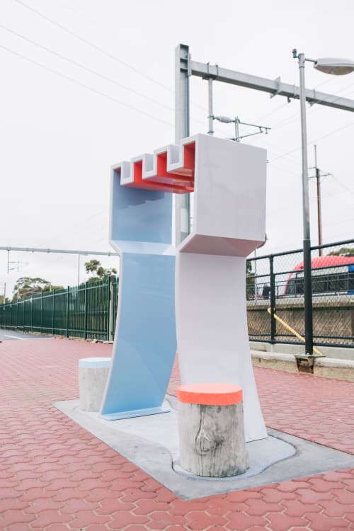 Woodlands Tower by Dave Court at Woodlands Park Railway Station, Edwardstown Wescover Public