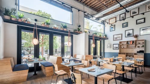 Rappahannock Oyster Bar | Pendants by PAUL PAIGE | Rappahannock Oyster Bar (DTLA) in Los Angeles. Item composed of glass