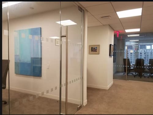 "Linear Painting 2" | Oil And Acrylic Painting in Paintings by Benna Holden | Chaffetz Lindsey in New York. Item composed of canvas & synthetic