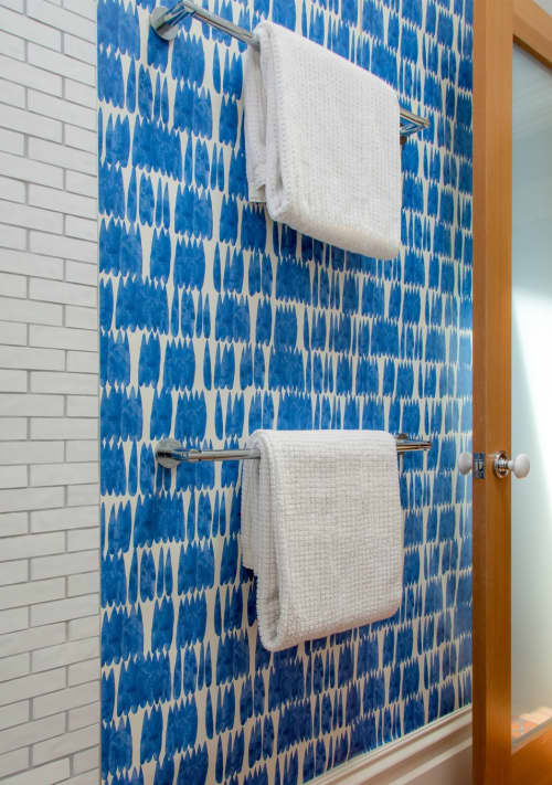 Drip Drop Wallpaper | Wall Treatments by Metolius. Item made of fabric with paper