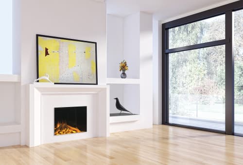 E32 H: Single-Sided Electric Fireplace | Fireplaces by Electric Modern