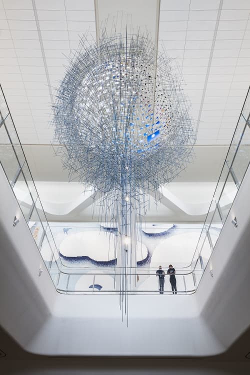 Shorter than the Day | Public Sculptures by Amuneal | LaGuardia Airport in New York