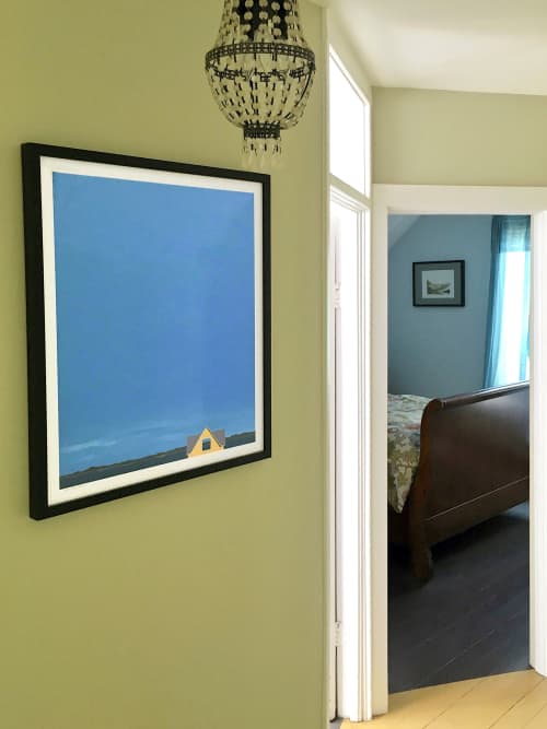 Across the Bay - Framed Giclée Print | Prints by Paul Pedulla. Item made of paper
