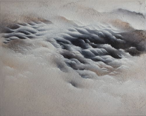 In the heart of your soul | Oil And Acrylic Painting in Paintings by Francesca Borgo. Item composed of canvas in minimalism or contemporary style