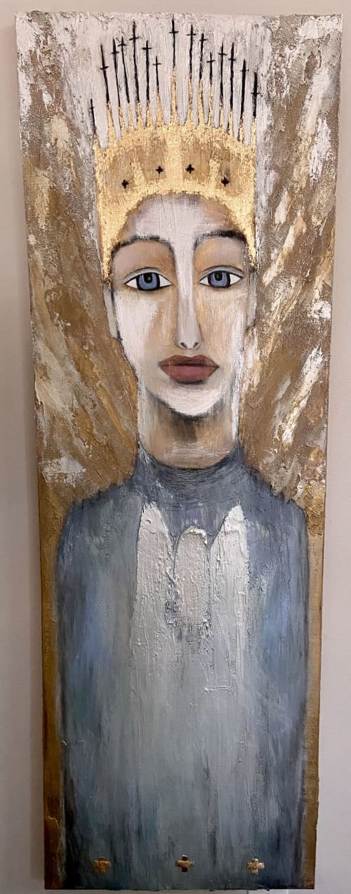 Crowned with Crosses | Paintings by Lori Sperier Art. Item compatible with contemporary and modern style