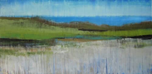 Coastal Connection Commission | Oil And Acrylic Painting in Paintings by Stacy D'Aguiar. Item made of canvas with synthetic
