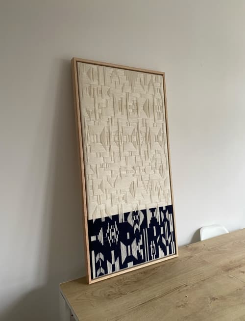 Render 019 | Wall Sculpture in Wall Hangings by Anita Meades. Item made of wood with wool works with contemporary & modern style