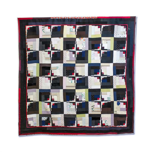 Geometric Quilt | Linens & Bedding by Luke Haynes. Item composed of fabric