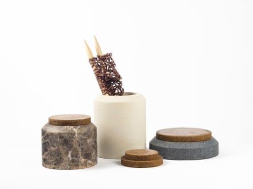 Racchiuso - medio | Decorative Box in Decorative Objects by gumdesign. Item made of stone works with modern style