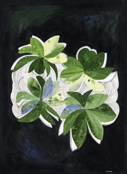 Night Flora I | Prints by Ruth Le Roux. Item composed of paper