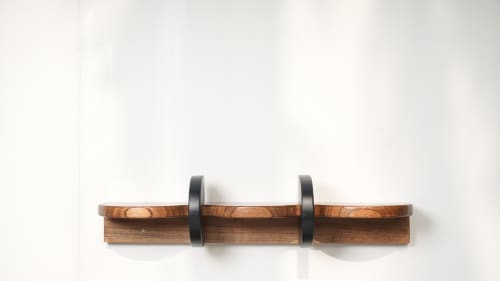 Kari Wall Shelf - Modular Floating Shelf | Shelving in Storage by THE STUDIO GRAIN. Item made of walnut works with asian style