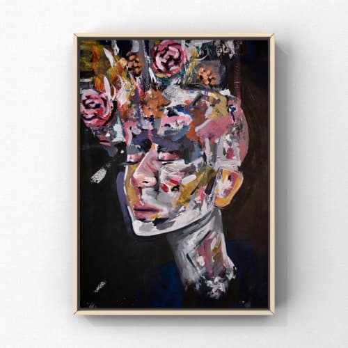 Awakening | Oil And Acrylic Painting in Paintings by Anthony Perrigo Art. Item composed of maple wood & canvas compatible with boho and contemporary style