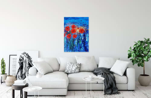 Happiness comes around | Oil And Acrylic Painting in Paintings by Elena Parau
