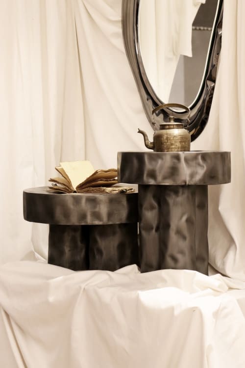 Steel Stump Accent Tables — Tronco, Nitush Aroosh | Side Table in Tables by Nitush Aroosh. Item made of steel