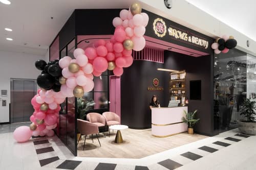 Browz and Beauty by Usha | Interior Design by Studio Hiyaku | Stockland Wetherill Park Shopping Centre in Wetherill Park