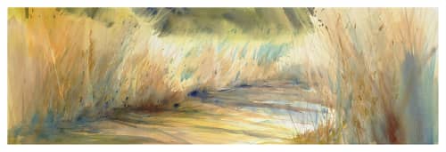 The Path Awakes | Oil And Acrylic Painting in Paintings by Michael Ireland. Item made of canvas
