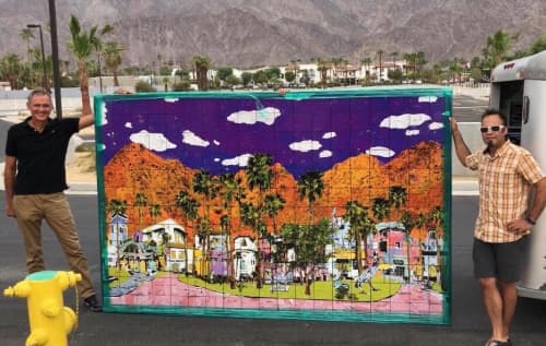 Creating La Quinta | Mixed Media by Daryl Thetford. Item composed of synthetic