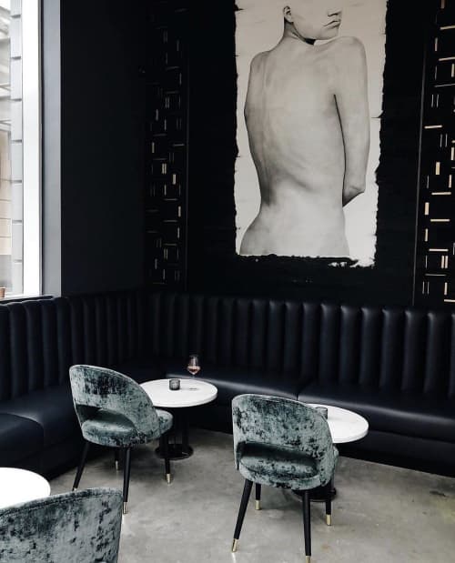 Nathálie Wine Bar Figure Drawing by Brittany Loar at nathálie, Boston