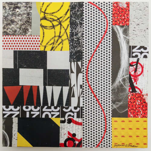Contradictions | Collage in Paintings by Aryana B. Londir. Item made of paper works with minimalism & contemporary style