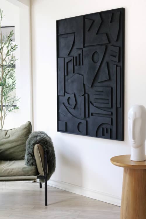 Modern Metal Wall Art, 3D Wall Sculpture, Abstract Indoor Outdoor