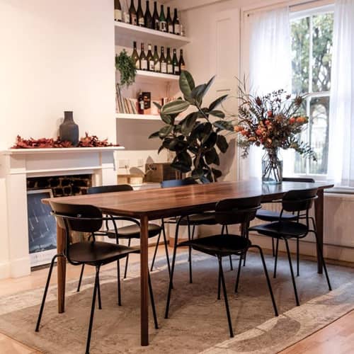 Quilter St Table | Dining Table in Tables by Stoop Workshop. Item made of walnut works with modern & urban style