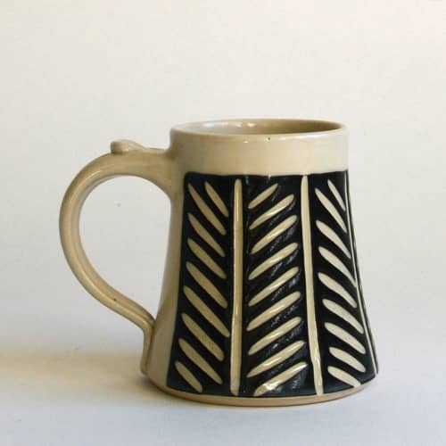 Espresso Cup-Lichen by Keyes Pottery