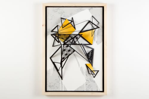 Adrift 1 | Wall Sculpture in Wall Hangings by Strider Patton. Item composed of birch wood and synthetic