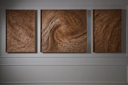 Cyclone Center | Mosaic in Art & Wall Decor by Dmitrii Solodcenco-TOR Design. Item composed of oak wood
