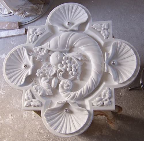 Cornucopia | Sculptures by Dario Tazzioli. Item composed of marble