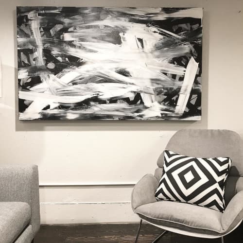 Untitled | Oil And Acrylic Painting in Paintings by Elliott C Nathan | Zozi's Loft in San Francisco. Item composed of canvas