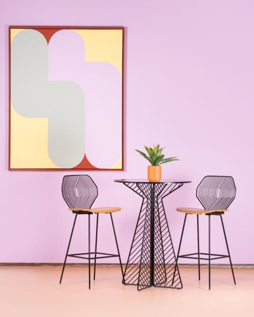 Cafe Bar Table | Cocktail Table in Tables by Bend Goods. Item composed of steel