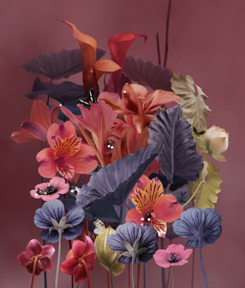 Drop Of Perfume , 2019 | Oil And Acrylic Painting in Paintings by Juli Manara Artist. Item composed of aluminum