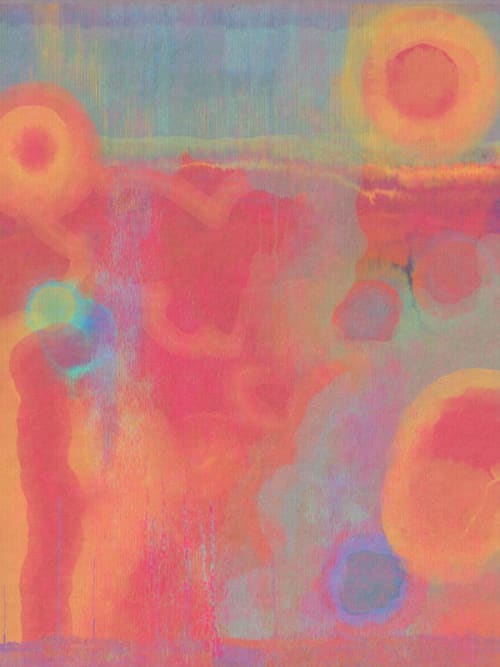 Lumina | Prints in Paintings by ARTATAK. Item made of cotton with paper works with contemporary & japandi style