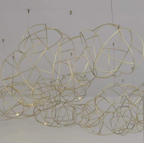 Honoré | Pendants by Ombre Portée | Grand Palais in Paris. Item composed of brass