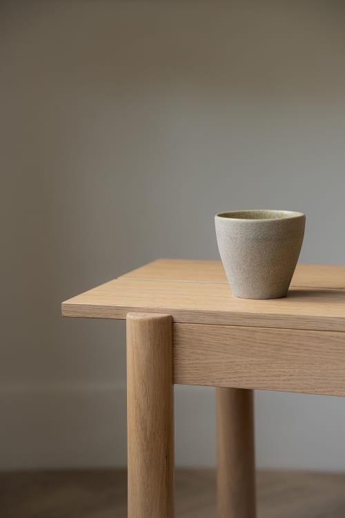 Stoneware Coffee Mug Concrete | Drinkware by Creating Comfort Lab. Item made of stoneware