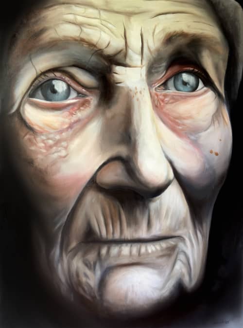 Purity through Pain | Oil And Acrylic Painting in Paintings by Red Door Art by Jodi Wendt. Item composed of canvas in modern or traditional style