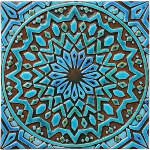 Handmade Moroccan Tile - 1 Tile | Tiles by GVEGA. Item composed of ceramic