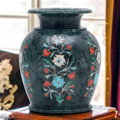 One-of-a-kind marble vase, Unique marble vase, marble  vase | Vases & Vessels by Innovative Home Decors. Item composed of marble in country & farmhouse or art deco style