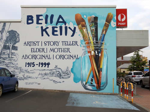 Bella Kelly mural | Street Murals by Anat Ronen
