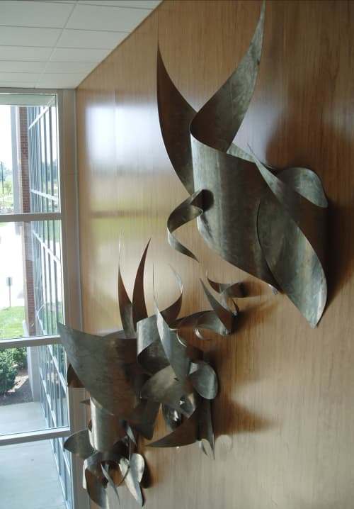 Wings of Dreams | Public Sculptures by Dave Caudill | Norton Brownsboro Hospital Emergency Room in Louisville. Item composed of steel