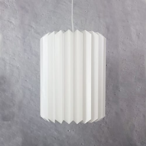 Pillar Large - pendant light, origami lamp | Pendants by Studio Pleat. Item made of paper