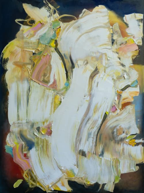 359 Arriving in Naples | Oil And Acrylic Painting in Paintings by Anne B Schwartz. Item composed of canvas & synthetic compatible with contemporary style