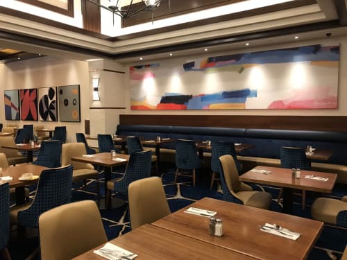 Changing Perspectives | Oil And Acrylic Painting in Paintings by Claire Desjardins | Palace Station Hotel & Casino in Las Vegas. Item made of canvas