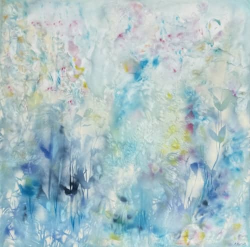 Day Dream | Oil And Acrylic Painting in Paintings by Kozyuk Gallery. Item made of canvas works with boho & contemporary style