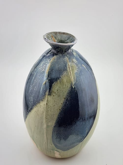 Flower vase | Vases & Vessels by T. Duncan Ceramics. Item made of stoneware compatible with contemporary and country & farmhouse style
