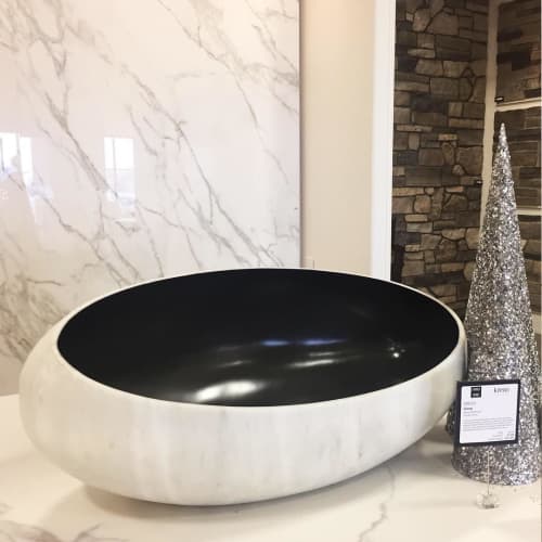 Marble Sink | Water Fixtures by Kreoo | Marble Trend Ltd in Toronto. Item composed of marble