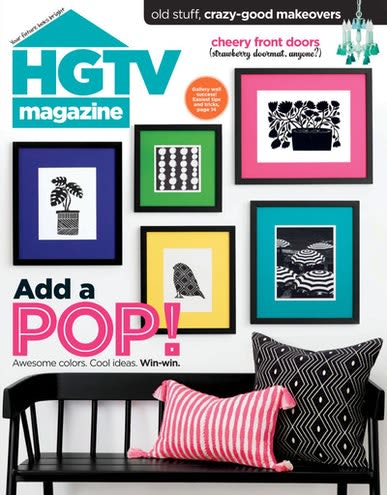 Cover of HGTV magazine | Benches & Ottomans by LAZARO living